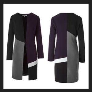 Cleo Purple Colour Blocked Topper